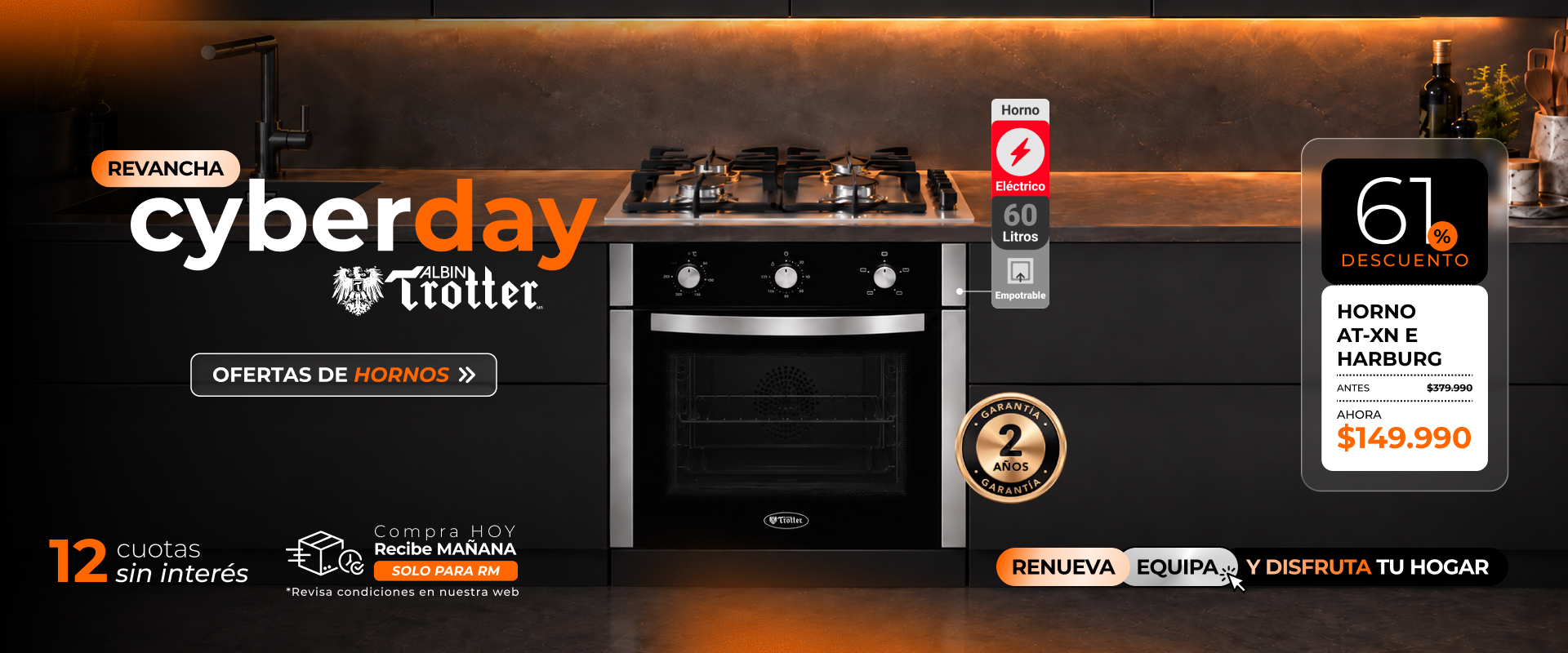 Oferta Cyber Horno Harburg Albin Trotter